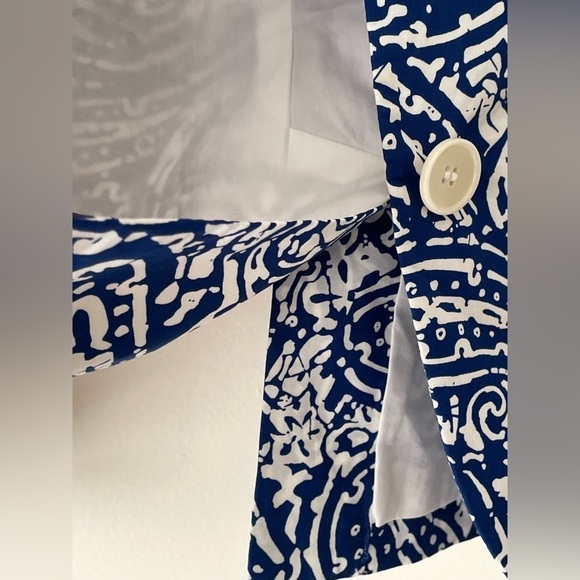 Talbots Paisley Print Vintage Boxy Blazer Sz4 Preppy Artsy Unique - Picture 11 of 11